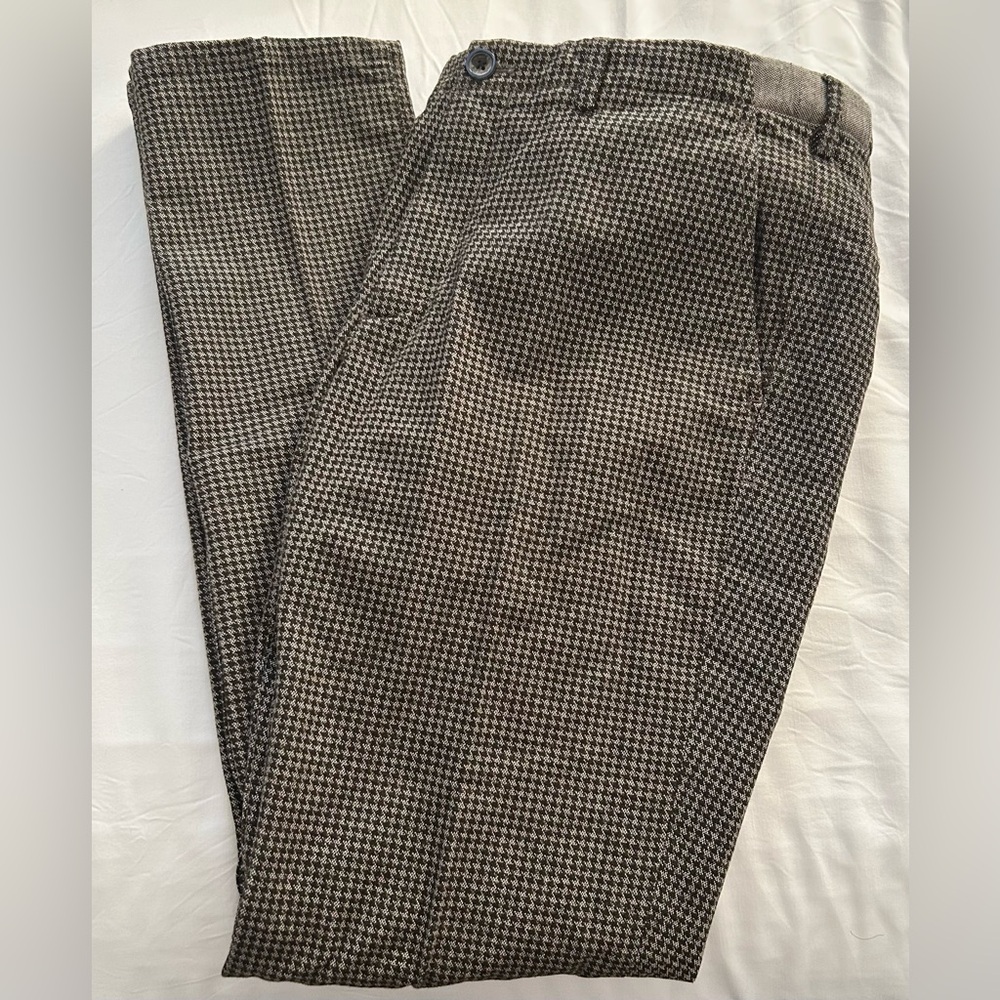 Massimo Dutti Houndstooth Patterned Pants - image 1